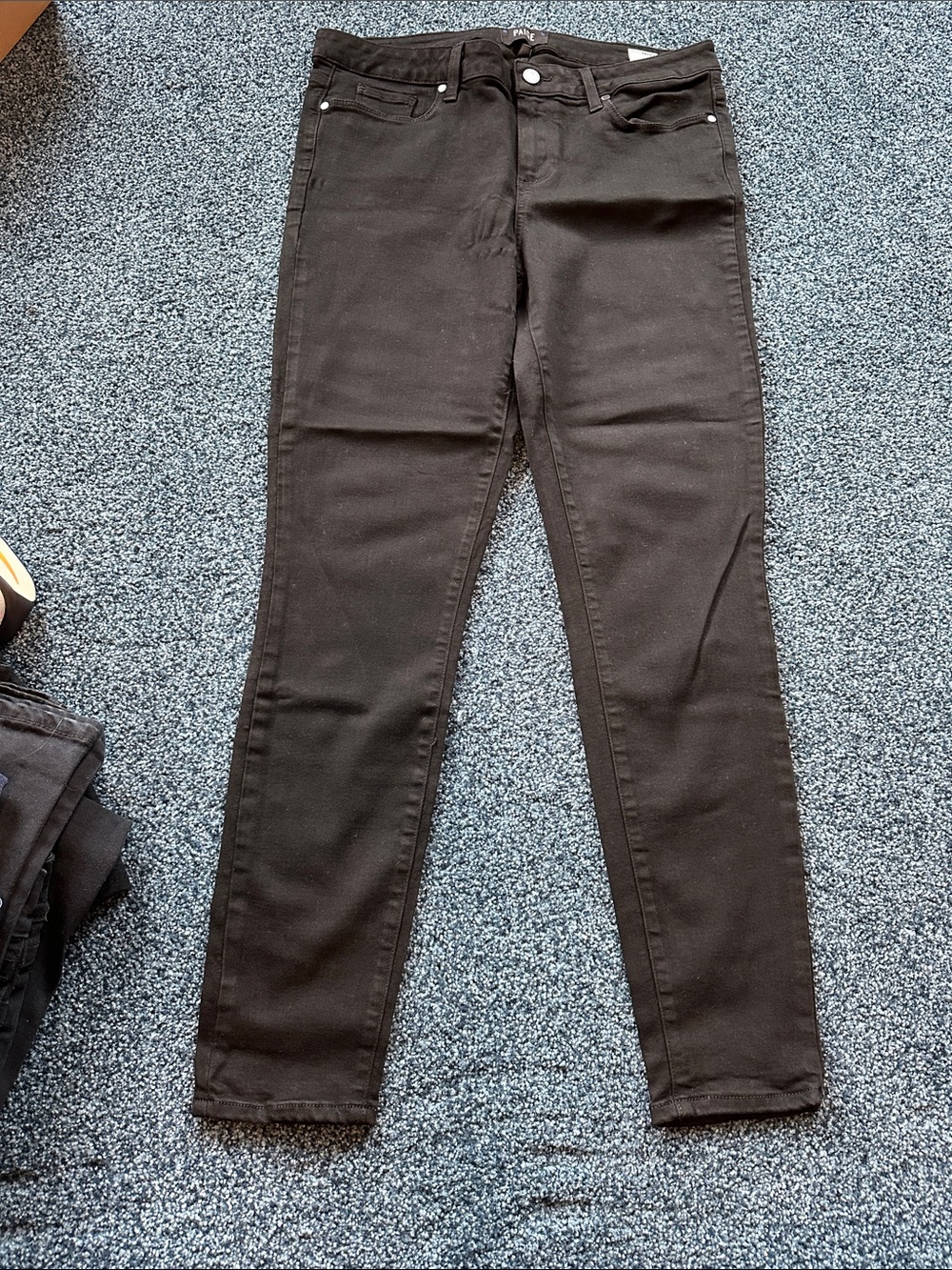 Paige size 32 Verdugo ultra skinny black pants jeans NWOT